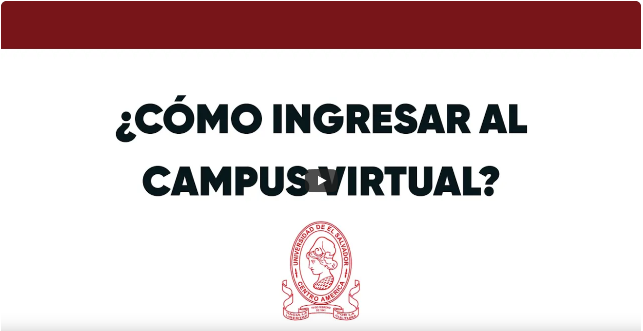 Tutorial: Ingreso al Campus Virtual